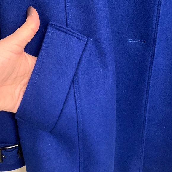 NWOT Wool Coat Royal Blue Preston and York XL - Picture 9 of 15